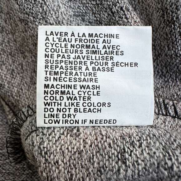 Tribal Funnel Neck Fleecy Leopard Print Sweater Made in Canada ~ M - Picture 9 of 11